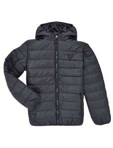 Χοντρό μπουφάν Guess HOODED LS PADDED PUFFER W ZIP