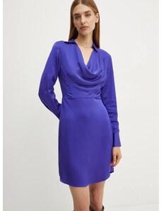Φόρεμα Karl Lagerfeld χρώμα: μοβ, 246W1300