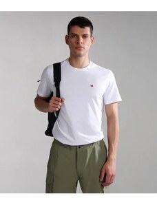 Napapijri - Ανδρικό T-shirt Salis Ss Sum Regular Fit NP0A4H8D-002 Λευκό