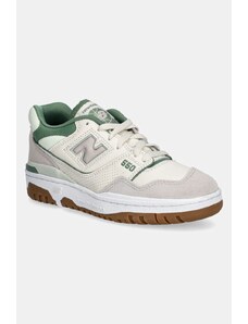 Δερμάτινα αθλητικά παπούτσια New Balance 550 χρώμα: μπεζ, BBW550HK