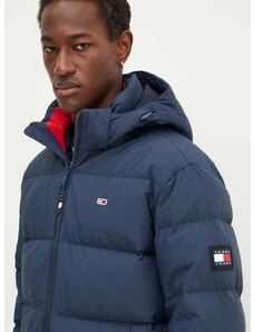 Μπουφάν με επένδυση από πούπουλα Tommy Jeans ανδρικό, χρώμα: ναυτικό μπλε, DM0DM19786