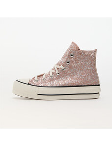 Converse Chuck Taylor All Star Lift Platform Glitter Dusty Cinder/ Egret/ Black