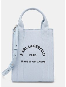Τσάντα Karl Lagerfeld χρώμα: μπλε, A1W50039
