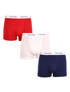 3PACK ανδρικό σορτς μποξεράκι Calvin Klein πολύχρωμο (U2662G-i03)