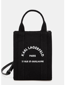 Τσάντα Karl Lagerfeld χρώμα: μαύρο, A1W50039