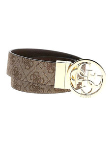 Guess Belt Nolana 4G Logo 3.5cm Reversible and Adjustable-Brown