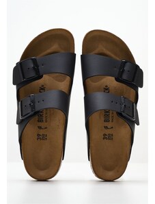 Γυναικεία Flats Arizona.Bs.N Μαύρο ECOleather Birkenstock