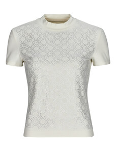 T-shirt με κοντά μανίκια Guess MOCK NECJK ALL OVER LOGO