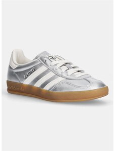 Δερμάτινα αθλητικά παπούτσια adidas Originals Gazelle Indoor χρώμα: ασημί, JR1206