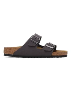 Παντόφλες Birkenstock Arizona Birkibuc χρώμα: καφέ, 1029162