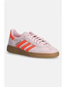 Σουέτ αθλητικά παπούτσια adidas Originals Handball Spezial W χρώμα: ροζ, JS0250