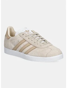 Σουέτ αθλητικά παπούτσια adidas Originals Gazelle χρώμα: μπεζ, JH7215