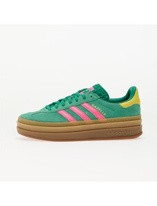 adidas Originals adidas Gazelle Bold W Court Green/ Lucid Pink/ Pure Sulfur