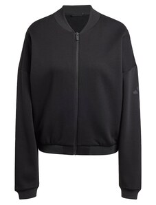 ADIDAS SPORTSWEAR Αθλητική ζακέτα φούτερ 'Essentials' μαύρο