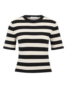 Guido Maria Kretschmer Women Μπλουζάκι 'Maria' μαύρο / λευκό