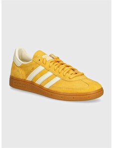 Σουέτ αθλητικά παπούτσια adidas Originals Hanball Spezial χρώμα: κίτρινο, IF7088