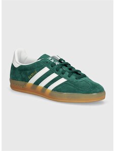 Σουέτ αθλητικά παπούτσια adidas Originals Gazelle Indoor χρώμα: πράσινο, JI2062