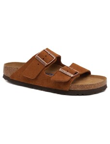 Birkenstock Δερμάτινος παντόφλες Arizona SFB VL Mink