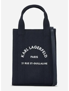 Τσάντα Karl Lagerfeld χρώμα: ναυτικό μπλε, A1W50039