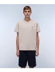 Napapijri - Ανδρικό T-shirt Salis Ss Sum Regular Fit NP0A4H8D-N1P Μπεζ