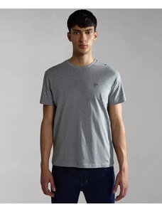 Napapijri - Ανδρικό T-shirt Salis Ss Sum Regular Fit NP0A4H8D-160 Γκρι
