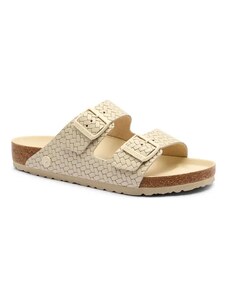 Birkenstock Δερμάτινα παντόφλες Arizona
