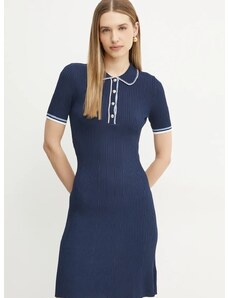 Φόρεμα Guess THALIA χρώμα: ναυτικό μπλε, W5GK84 Z3L10