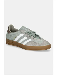 Σουέτ αθλητικά παπούτσια adidas Originals Gazelle Indoor χρώμα: πράσινο, JI3526