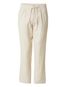 KnowledgeCotton Apparel Παντελόνι πλισέ μπεζ