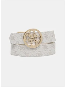 Αναστρέψιμη ζώνη Guess NOELLE χρώμα: μπεζ, BW9166 P4235