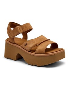 UGG Δερμάτινα σανδάλια W NEW HEIGHTS ANKLE STRAP