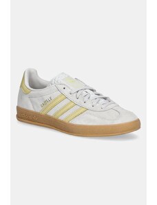 Σουέτ αθλητικά παπούτσια adidas Originals Gazelle Indoor χρώμα: γκρι, JS4145
