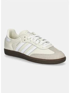 Αθλητικά adidas Originals Samba OG W χρώμα: μπεζ, JR8166