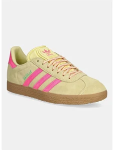Σουέτ αθλητικά παπούτσια adidas Originals Gazelle χρώμα: κίτρινο, JH7211