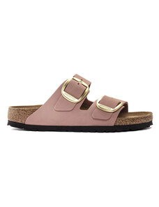 BIRKENSTOCK Σανδαλια Leather Arizona Big Buckle Lenb Narrow 1024074 old rose