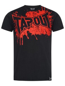Tapout Μπλουζάκι 'Splashed' κόκκινο / μαύρο