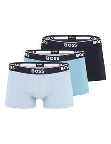 BOSS Μποξεράκι 'Power' μπλε ουρανού / γαλάζιο / μαύρο / λευκό