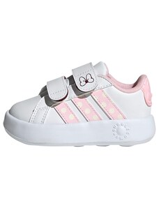 ADIDAS SPORTSWEAR Αθλητικό παπούτσι 'GRAND COURT MINNIE CF I' σαμπάνια / ρόδινο / λευκό
