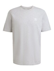 ADIDAS ORIGINALS Μπλουζάκι 'Trefoil Essentials' ανοικτό γκρι / λευκό