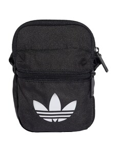 ADIDAS ORIGINALS Τσάντα ώμου 'Adicolor Classic Festival' μαύρο / λευκό