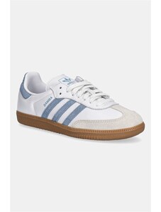 Δερμάτινα αθλητικά παπούτσια adidas Originals Samba Og W χρώμα: άσπρο, JS1391