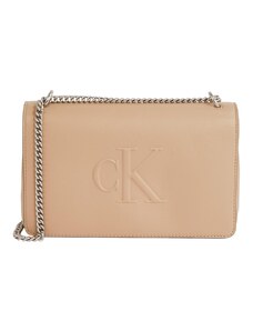 Calvin Klein Τσάντα ώμου γκριζομπέζ