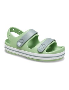 Crocs Παιδικά Σανδάλια Ανατομικά Crocband Cruiser Sandal T, Χρώμα: Fair Green