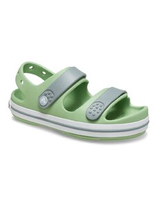 Crocs Παιδικά Σανδάλια Ανατομικά Crocband Cruiser Sandal K, Χρώμα: Fair Green
