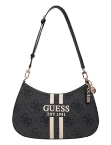 Guess - Γυναικεία Τσάντα Ώμου Noelle HWOS9672180-COAL Μαύρο