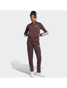 ADIDAS Essentials 3-Stripes Track Suit Γυναικείο Σετ Φόρμας σε Μπορντό Χρώμα