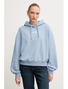 Μπλούζα Tommy Hilfiger χρώμα: μπλε, με κουκούλα, WW0WW47459