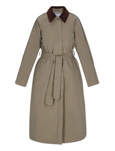 DreiMaster Vintage Ανοιξιάτικο και φθινοπωρινό παλτό καφέ / σκούρο πράσινο