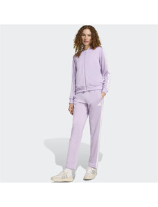 ADIDAS Essentials 3-Stripes Track Suit Γυναικείο Σετ Φόρμας σε Μωβ Χρώμα