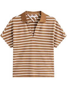 T-shirt με κοντά μανίκια Tommy Hilfiger LYOCELL TIPPING OPEN WW0WW46512